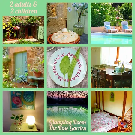 Glamping The Rose Garden With Own Garden - External Shower & Toilet And Kitchen * Mazières